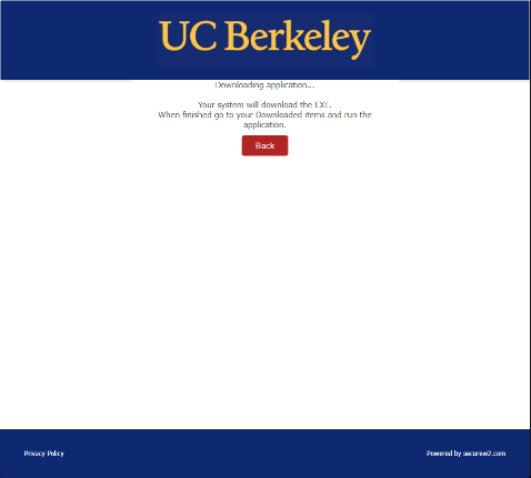 UC Berkeley SecureW2 JoinNow App Download Ongoing