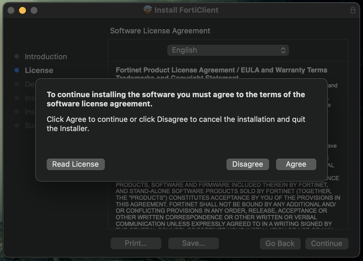 Second License Prompt