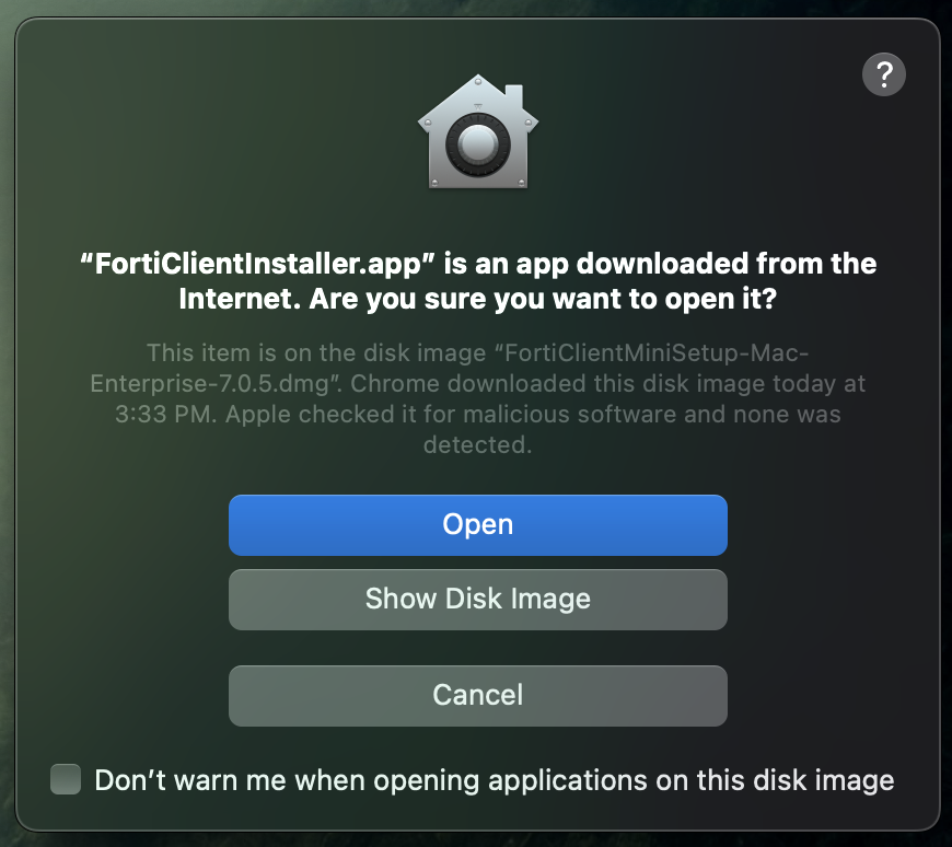 Allow macOS Installer