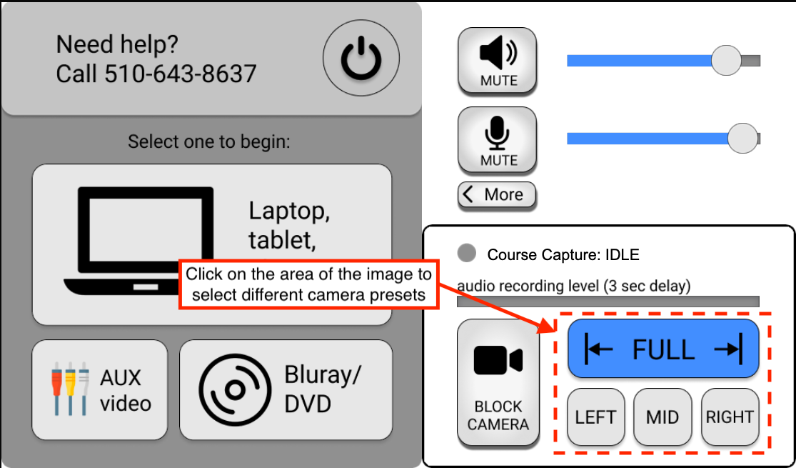 Camera Preset Buttons