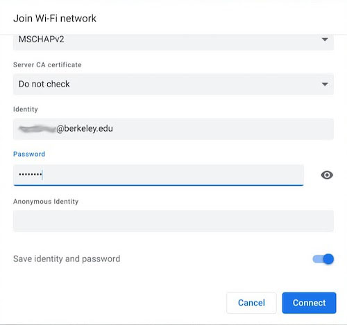 ChromeOS WiFi Login Prompt Page 2