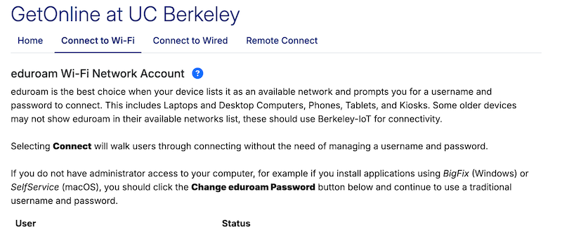 GetOnline Wi-Fi Management Page
