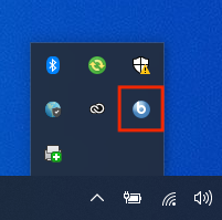 Windows Self Service "b" Icon in Taskbar