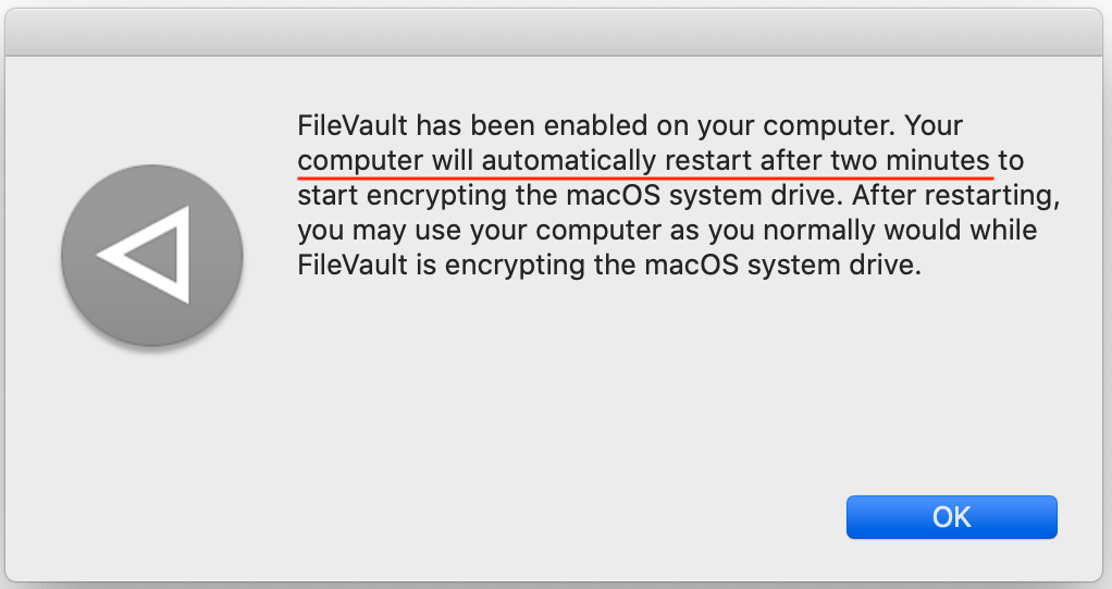 Mac Self Service Offer Berkeley Desktop FileVault Encryption Auto Restart