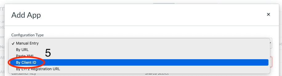Select the configuration type "By Client ID"