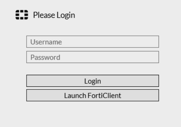 Fortinet Login with Client Link