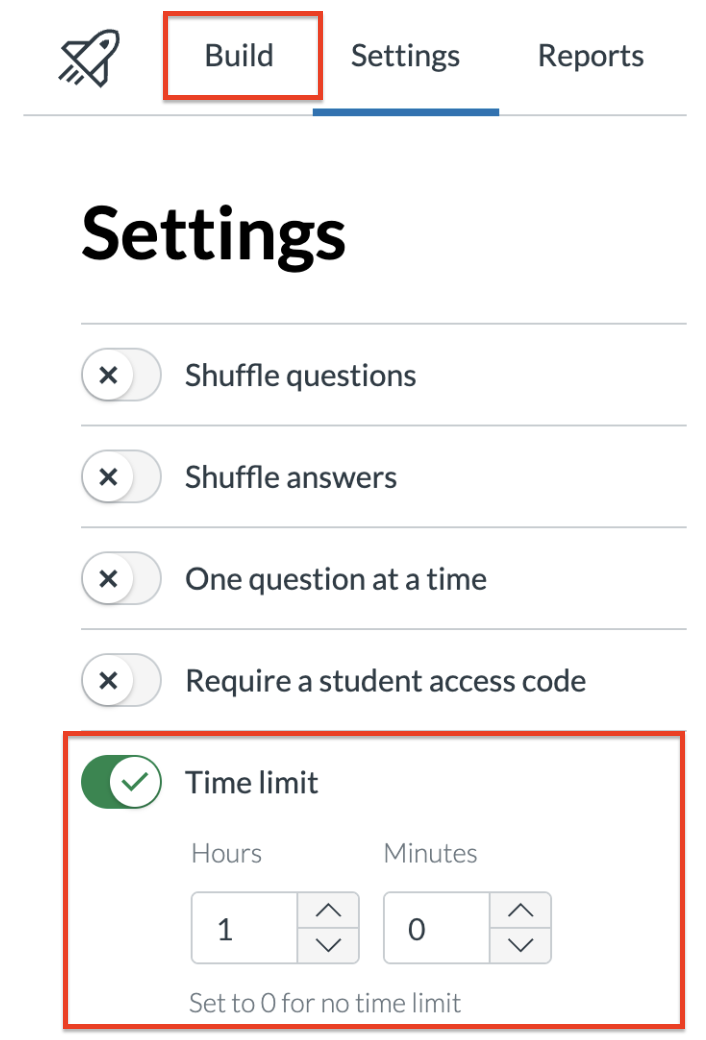 New Quizzes time limit UI. 
