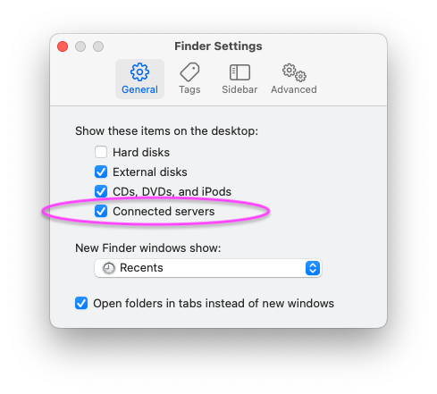 Finder Settings Conneted Servers.png