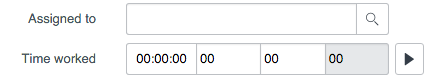 Time worked field