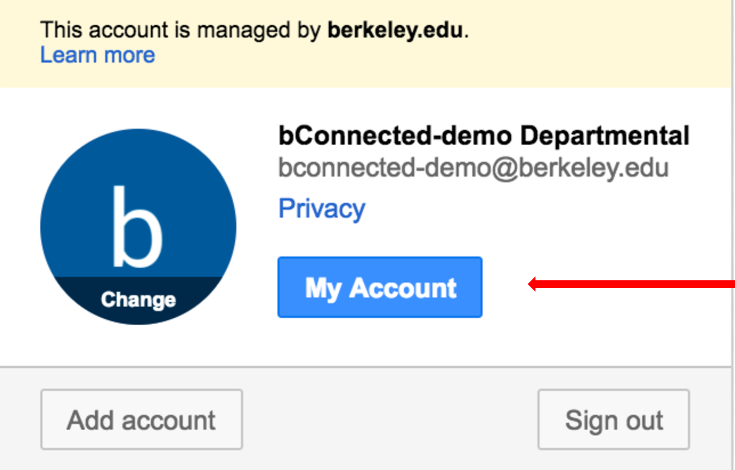 Opening My Account Information