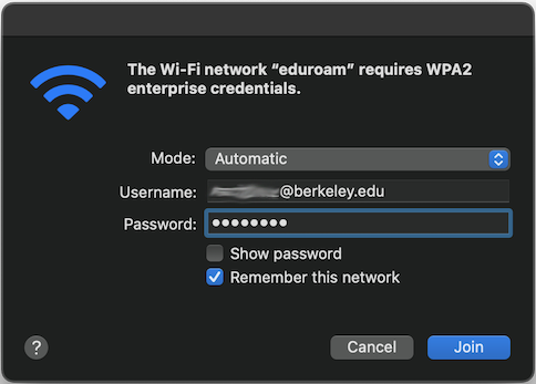 macOS WiFi Login Prompt