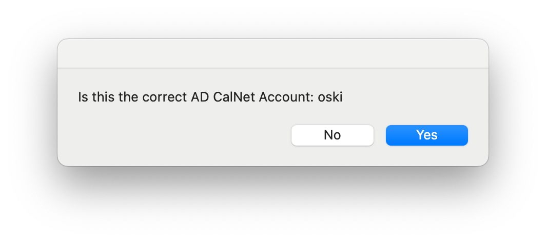 AD CalNet Account Confirmation