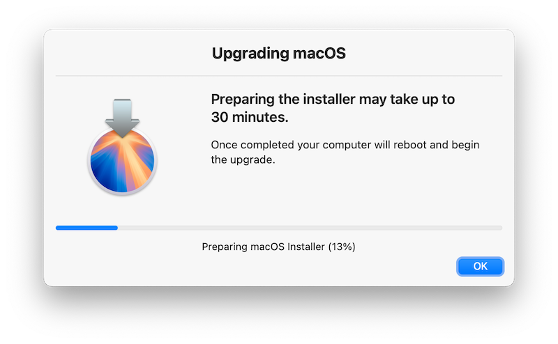 4_Upgrading macOS Preparing Installer.png